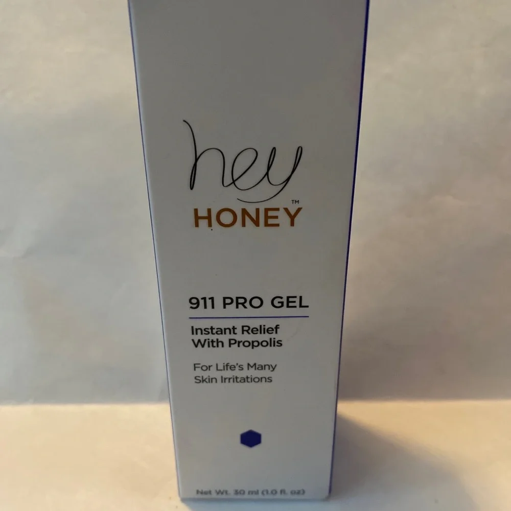 HEY HONEY 911 Pro Gel Instant Relief 1oz $48 CLEAN BEAUTY NIB